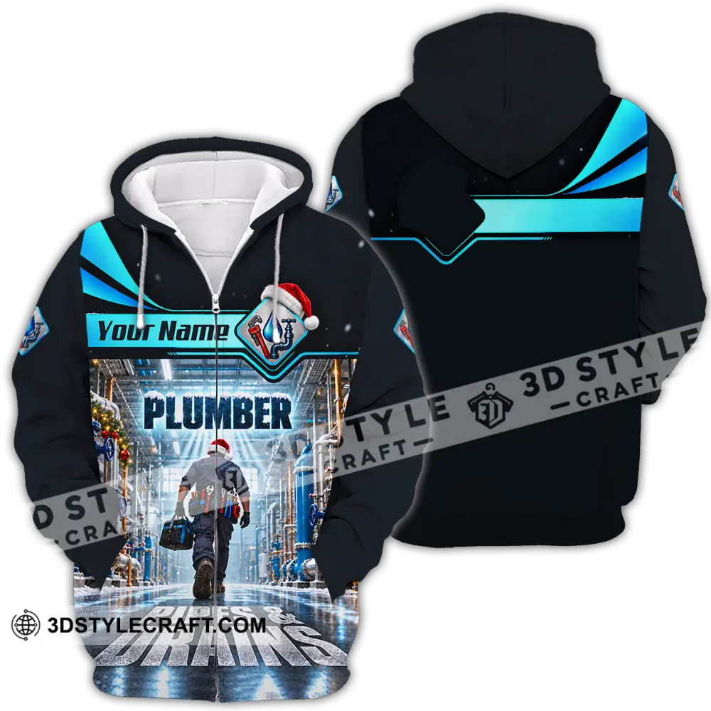 Unisex Shirt - Custom Plumber Shirt - Zipper Hoodie / S - T-shirt