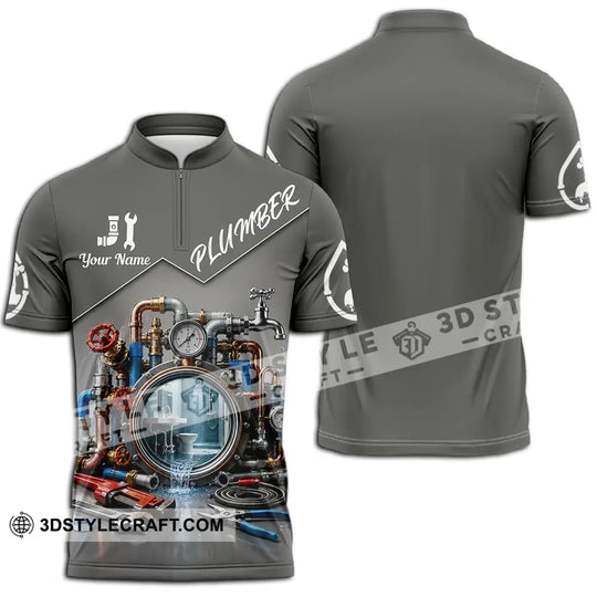 Unisex Shirt - Custom Plumber Shirt style option 2
