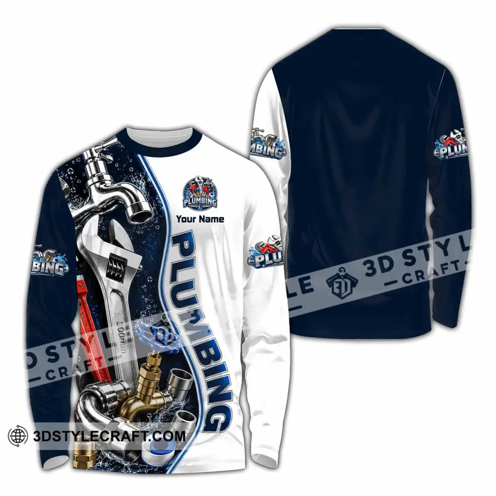 Unisex Shirt - Custom Plumbing Shirt - Long Sleeve Shirt / S - T-shirt
