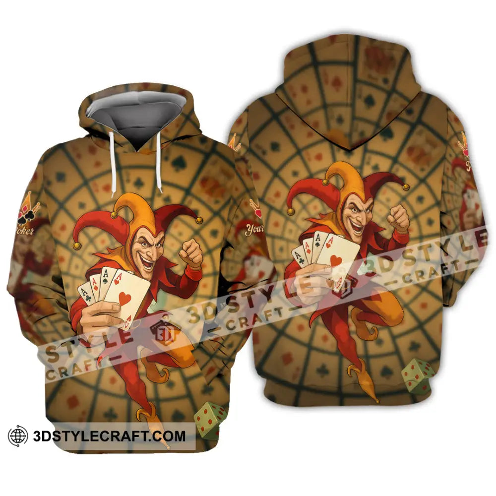 Unisex Shirt - Custom Poker Lover Shirt Poker Player Hoodie / S T-shirt