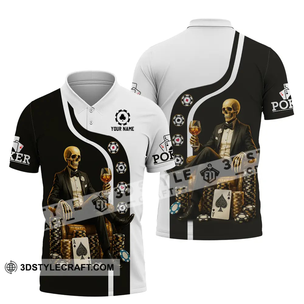 Unisex Shirt - Custom Poker Shirt Polo Shirt / S T-shirt