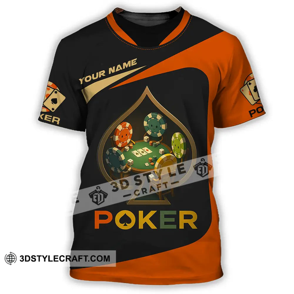 Unisex Shirt - Custom Poker Shirt T-Shirt / S T-shirt