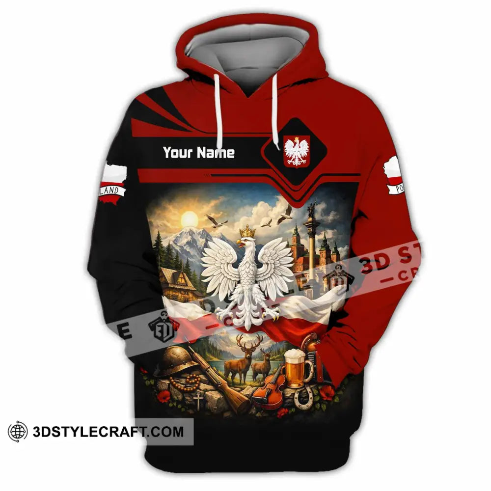 Unisex Shirt - Custom Poland Shirt - Hoodie / S - T-shirt