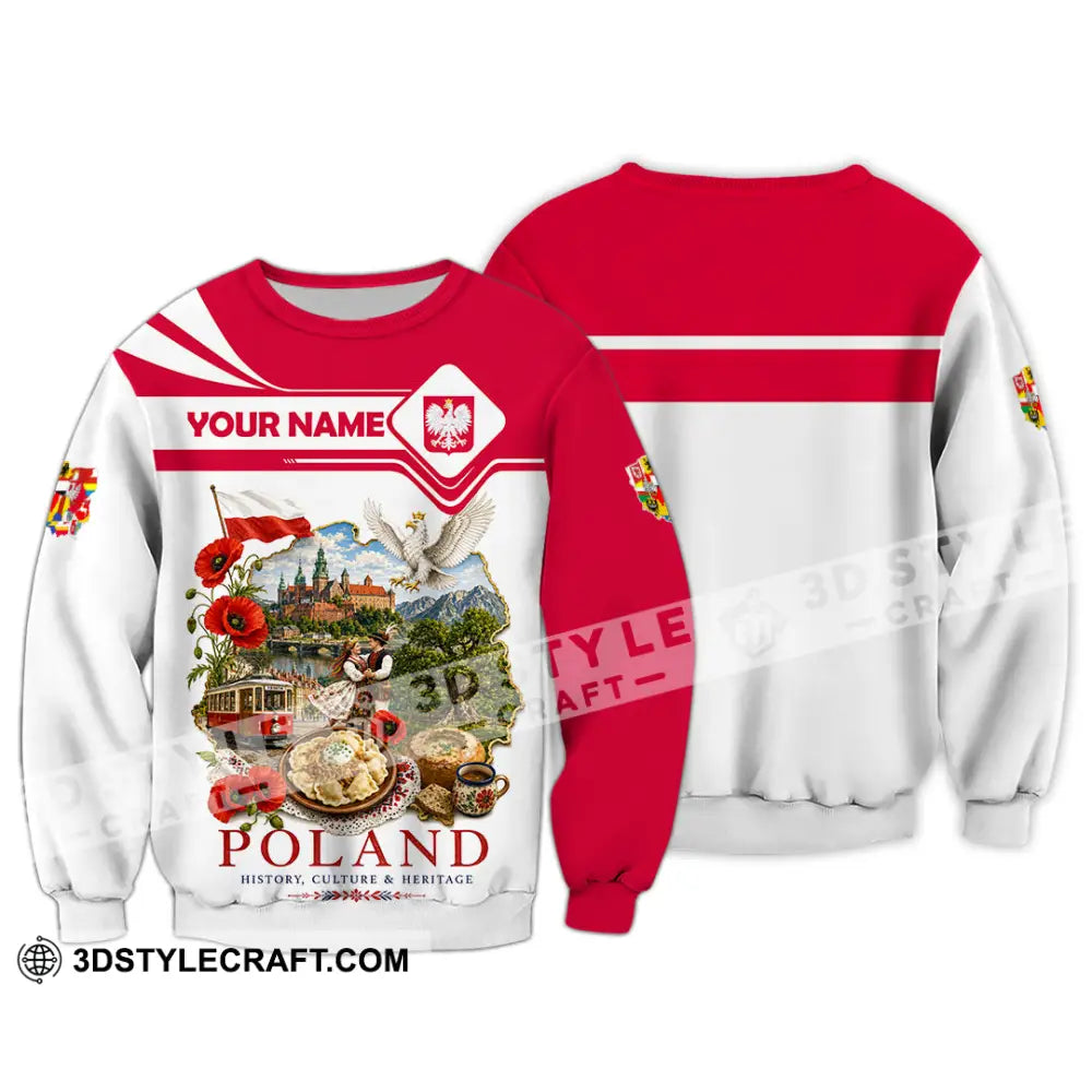 Unisex Shirt - Custom Poland Shirt - Long Sleeve / S - T-shirt