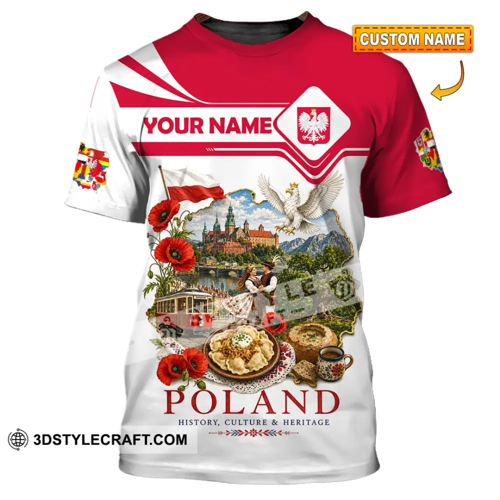 Unisex Shirt - Custom Poland Shirt - T-shirt