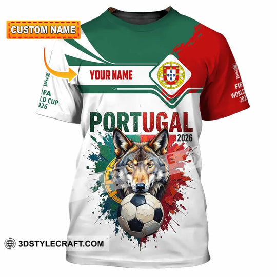 Unisex Shirt - Custom Portugal 3D Shirt style option 1