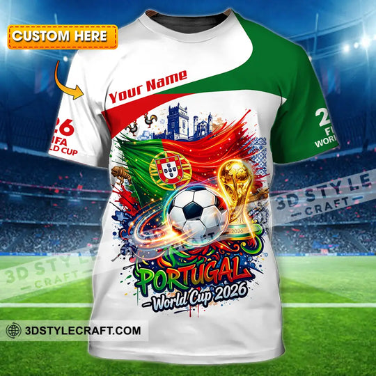 Unisex Shirt - Custom Portugal 3D Shirt style option 1