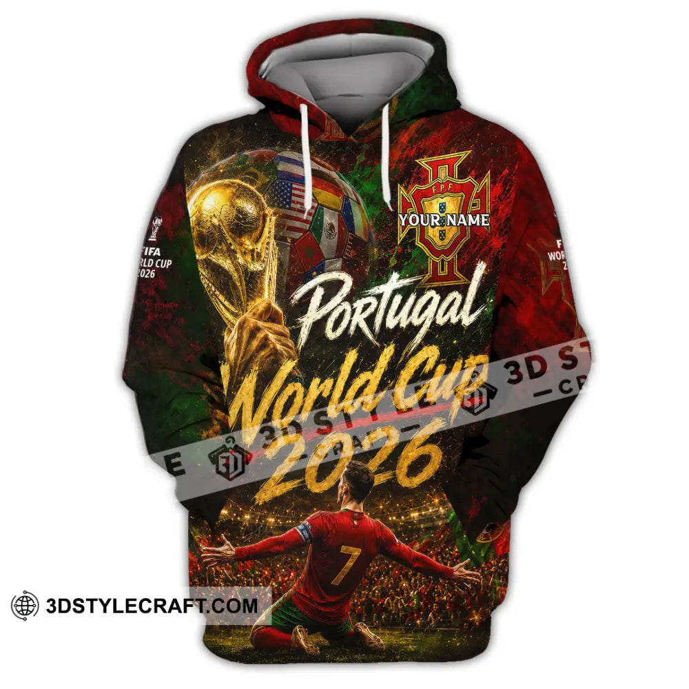Unisex Shirt - Custom Portugal World Cup 2026 Shirt - Hoodie / S - T-shirt