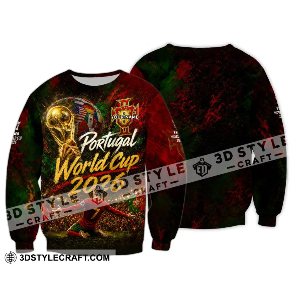 Unisex Shirt - Custom Portugal World Cup 2026 Shirt - Long Sleeve / S - T-shirt
