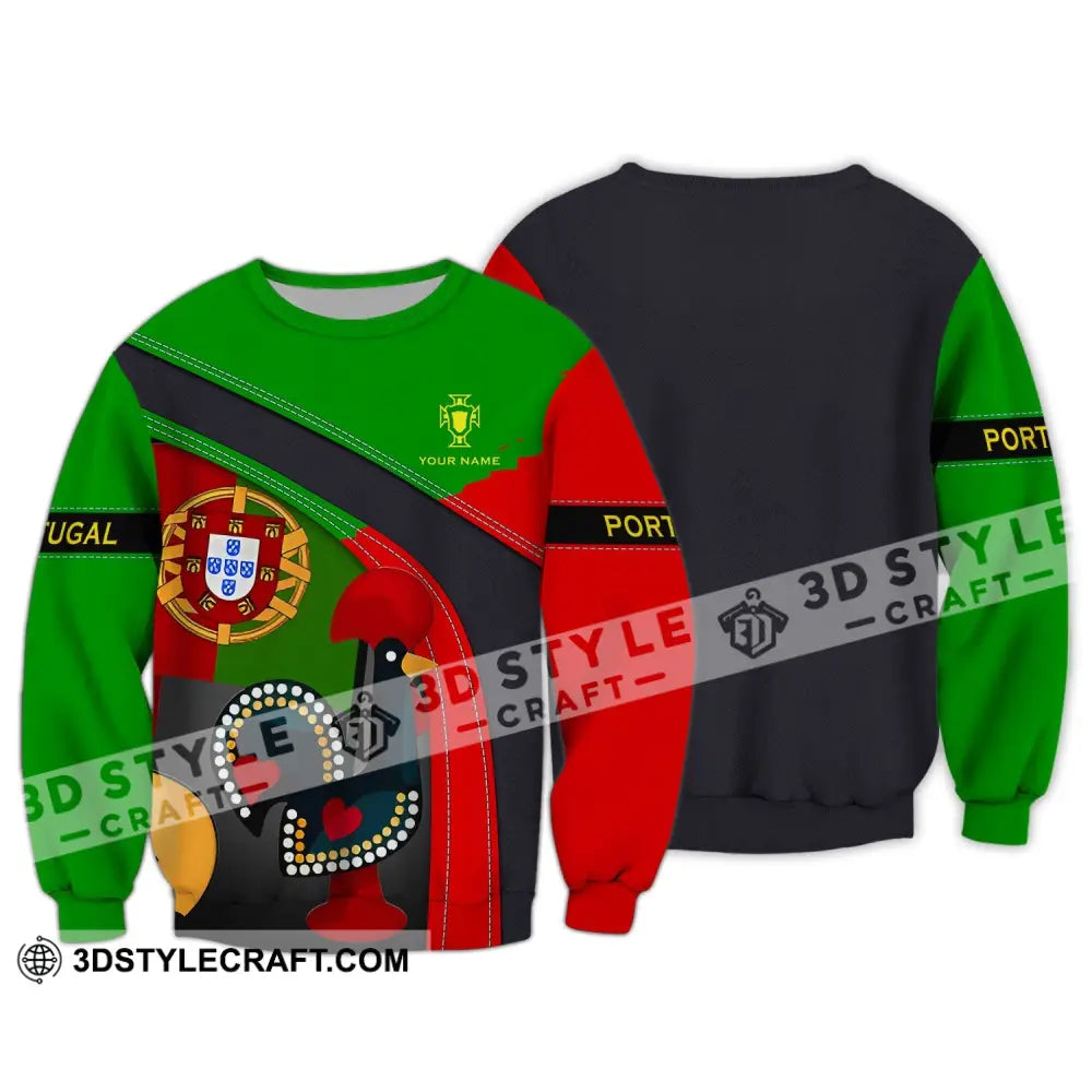 Unisex Shirt - Custom Portugal Name Long Sleeve / S T-Shirt