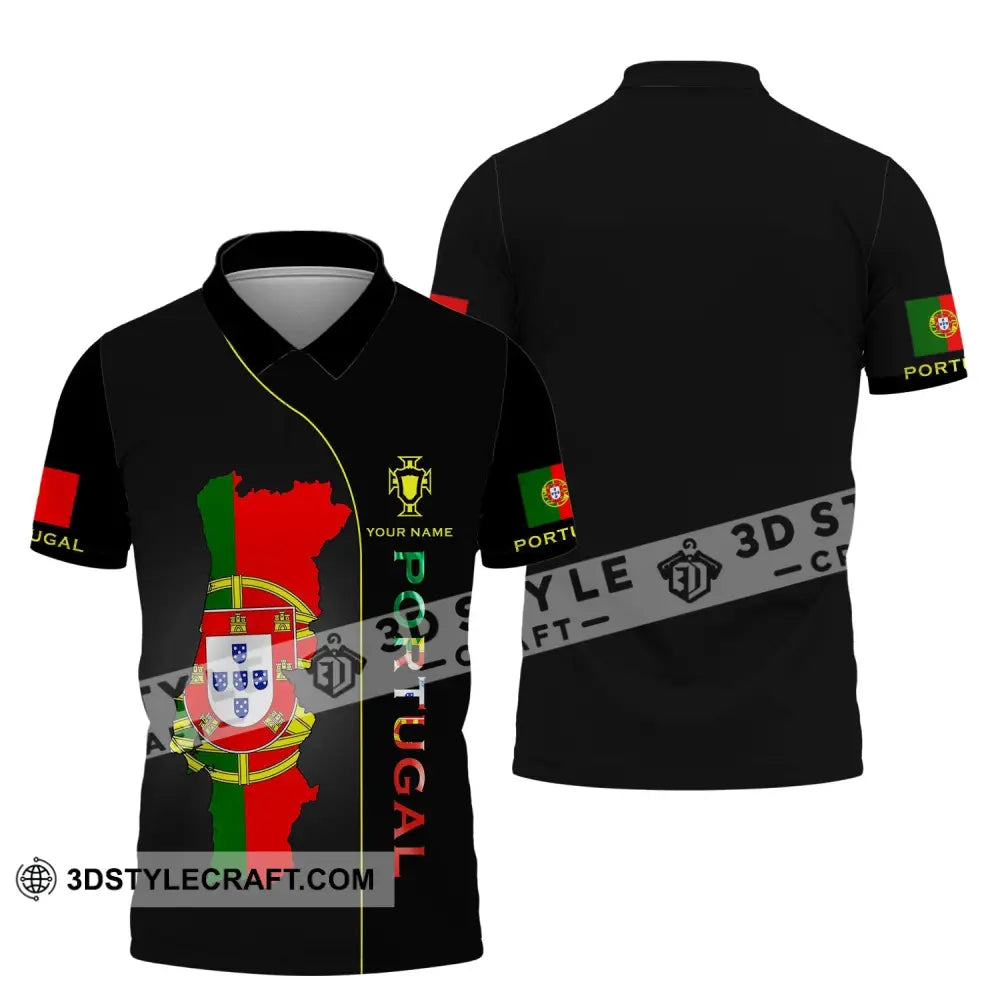 Unisex Shirt - Custom Portugal Name Polo / S T-Shirt