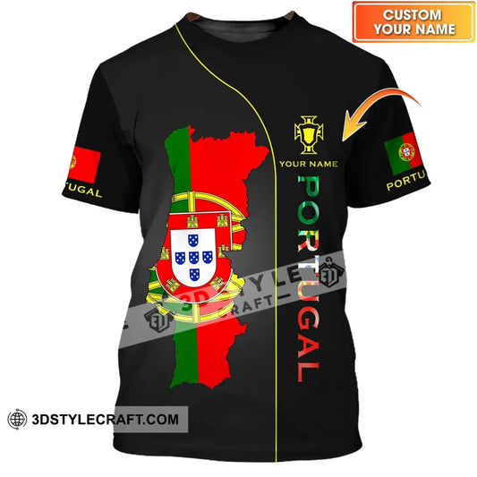 Unisex Shirt - Custom Portugal Name T-Shirt