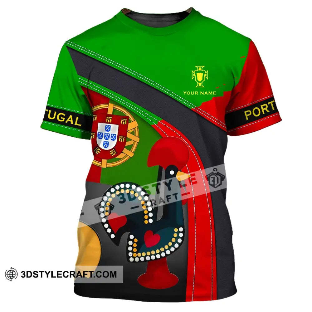 Unisex Shirt - Custom Portugal Name T-Shirt / S T-Shirt