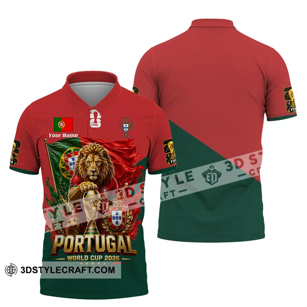 Unisex Shirt - Custom Portugal World Cup 2026 Shirt - Polo Shirt / S - T-shirt