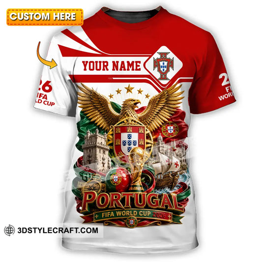 Unisex Shirt - Custom Portugal World Cup 2026 Shirt - T-shirt