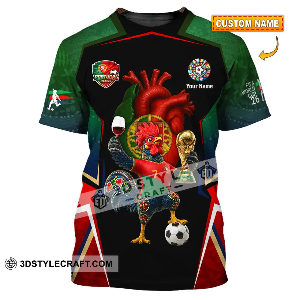 Unisex Shirt - Custom Portugal World Cup 2026 Shirt - T-shirt