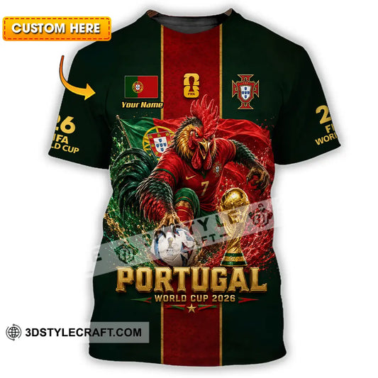 Unisex Shirt - Custom Portugal World Cup 2026 Shirt - T-shirt