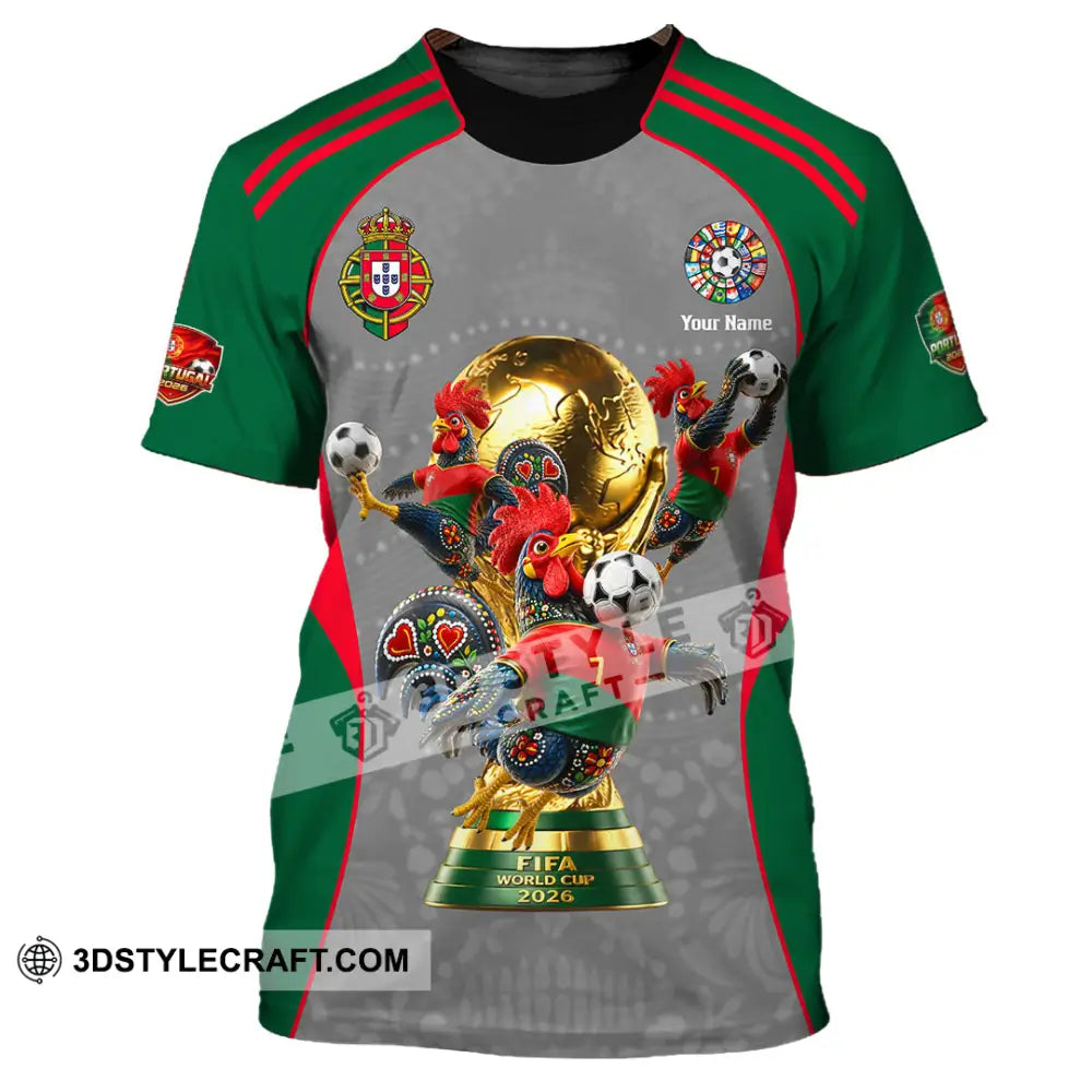 Unisex Shirt - Custom Portugal World Cup 2026 Shirt - T-Shirt / S - T-shirt