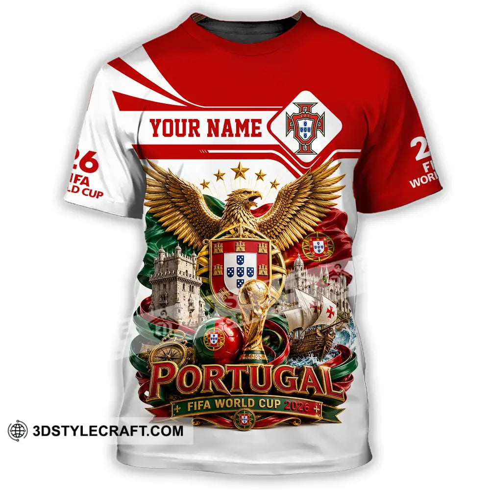 Unisex Shirt - Custom Portugal World Cup 2026 Shirt - T-Shirt / S - T-shirt