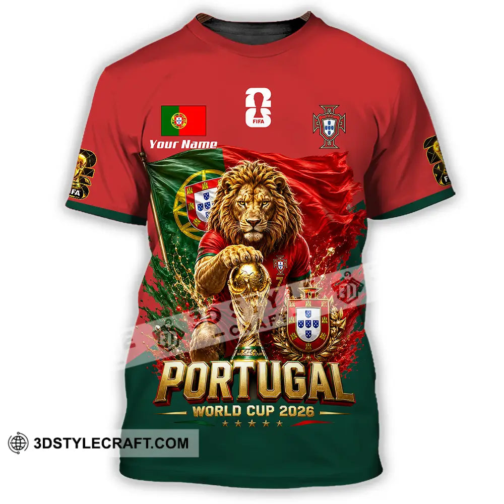 Unisex Shirt - Custom Portugal World Cup 2026 Shirt - T-Shirt / S - T-shirt