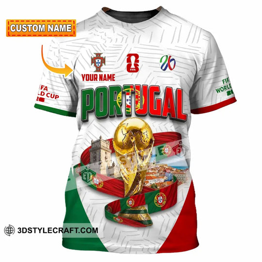 Unisex Shirt - Custom Portugal World Cup 2026 Shirt style option 1