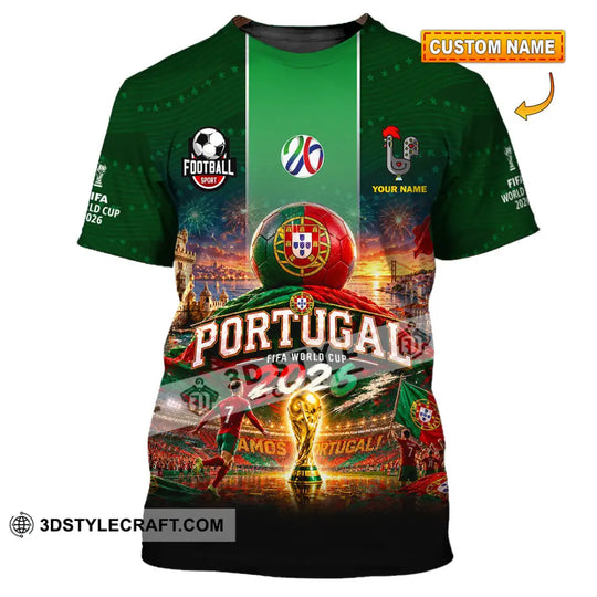 Unisex Shirt - Custom Portugal World Cup 2026 Shirt style option 1
