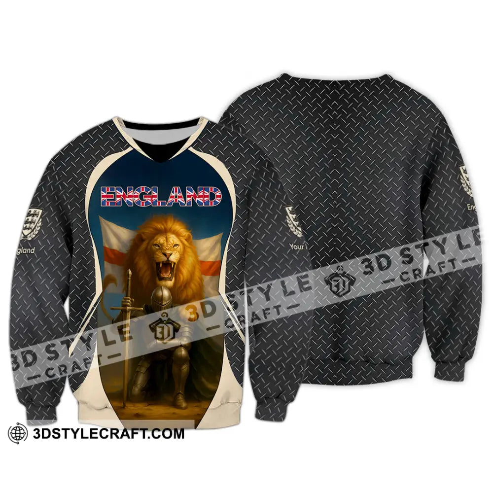 Unisex Shirt - Custom Proud England Shirt Long Sleeve / S T-shirt