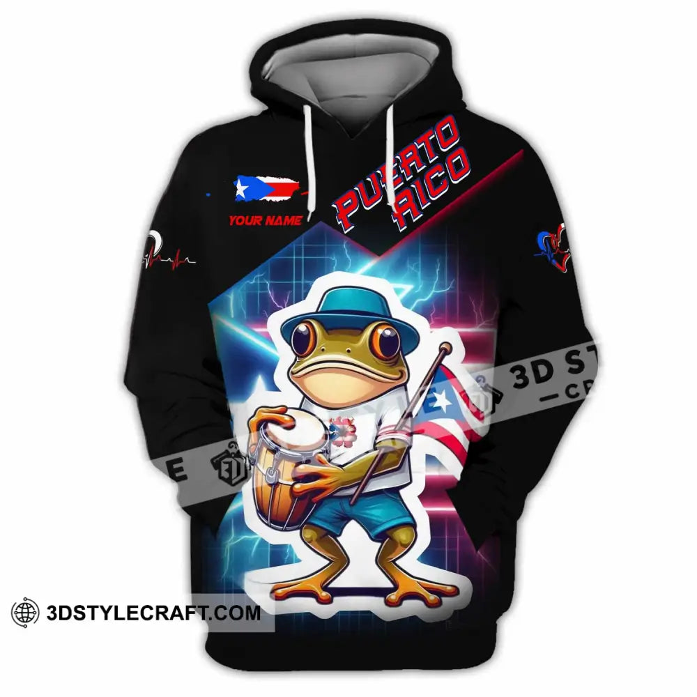 Unisex Shirt - Custom Puerto Rico 3D Shirt Hoodie / S T-shirt