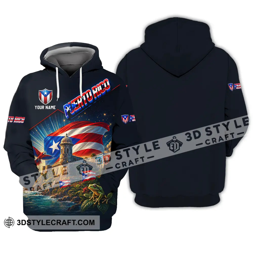 Unisex Shirt - Custom Puerto Rico Shirt - Hoodie / S - T-shirt