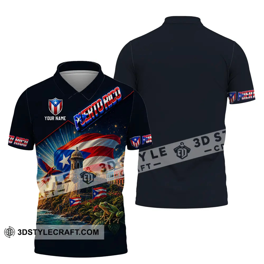 Unisex Shirt - Custom Puerto Rico Shirt - Polo Shirt / S - T-shirt