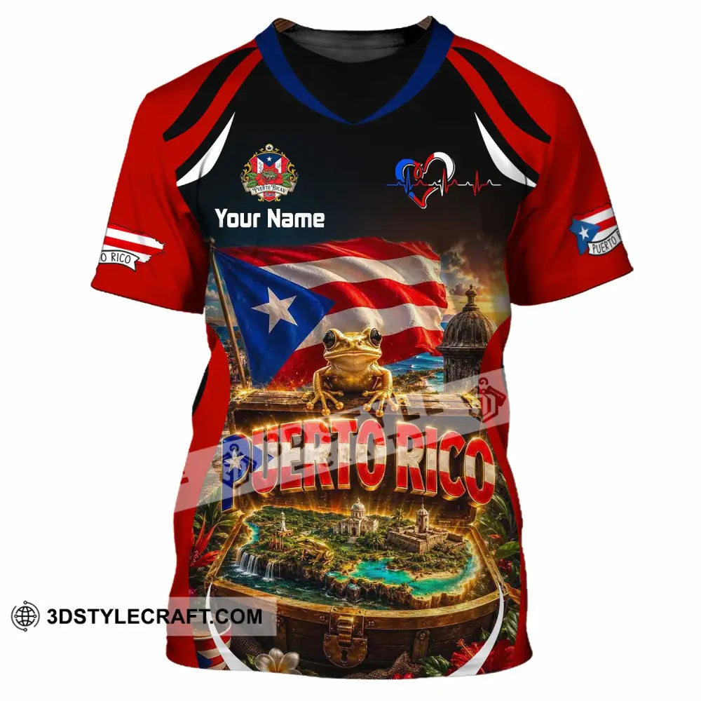 Unisex Shirt - Custom Puerto Rico Shirt - T-Shirt / S - T-shirt