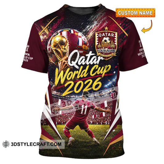 Unisex Shirt - Custom Qatar World Cup 2026 Shirt - T-shirt