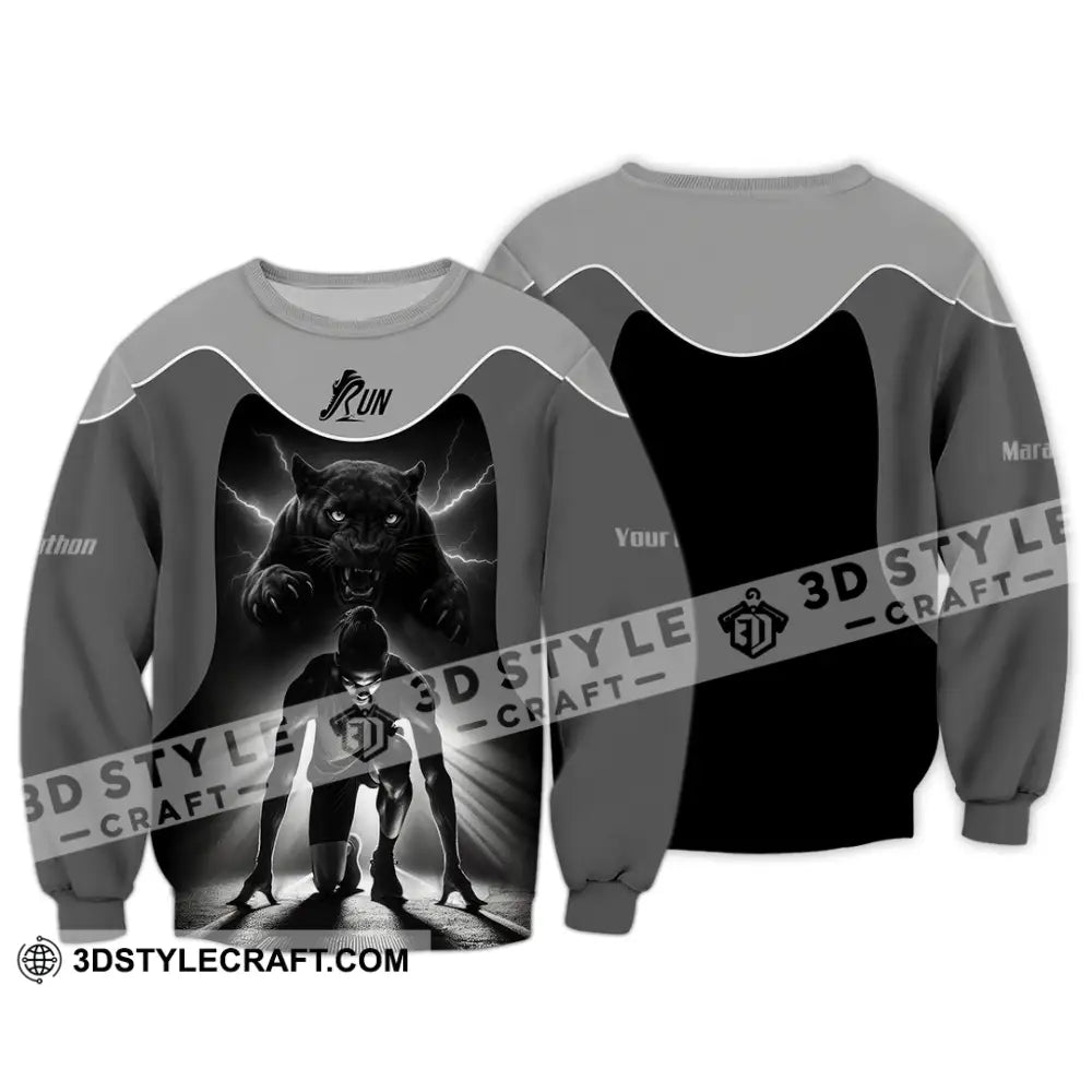 Unisex Shirt - Custom Ready To Run Love Running Shirt Long Sleeve / S T-shirt