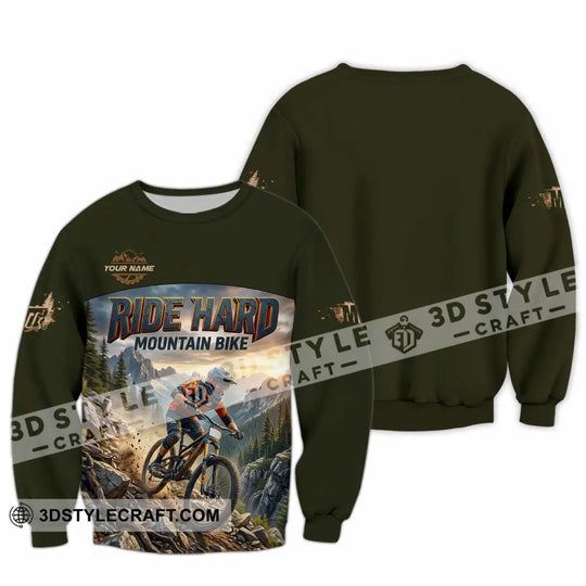 Unisex Shirt - Custom Ride Hard Mountain Bike Shirt style option 3