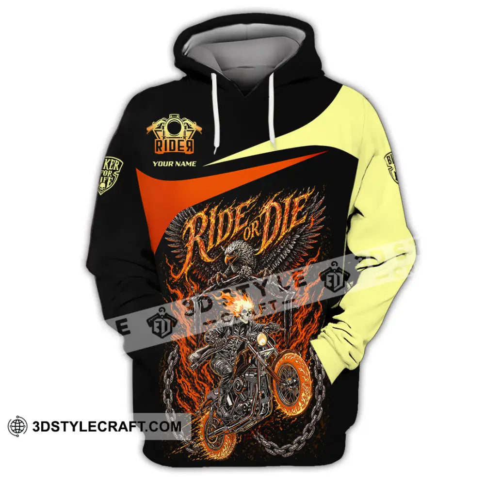 Unisex Shirt - Custom Ride Or Die 3D Shirt - Hoodie / S - T-shirt