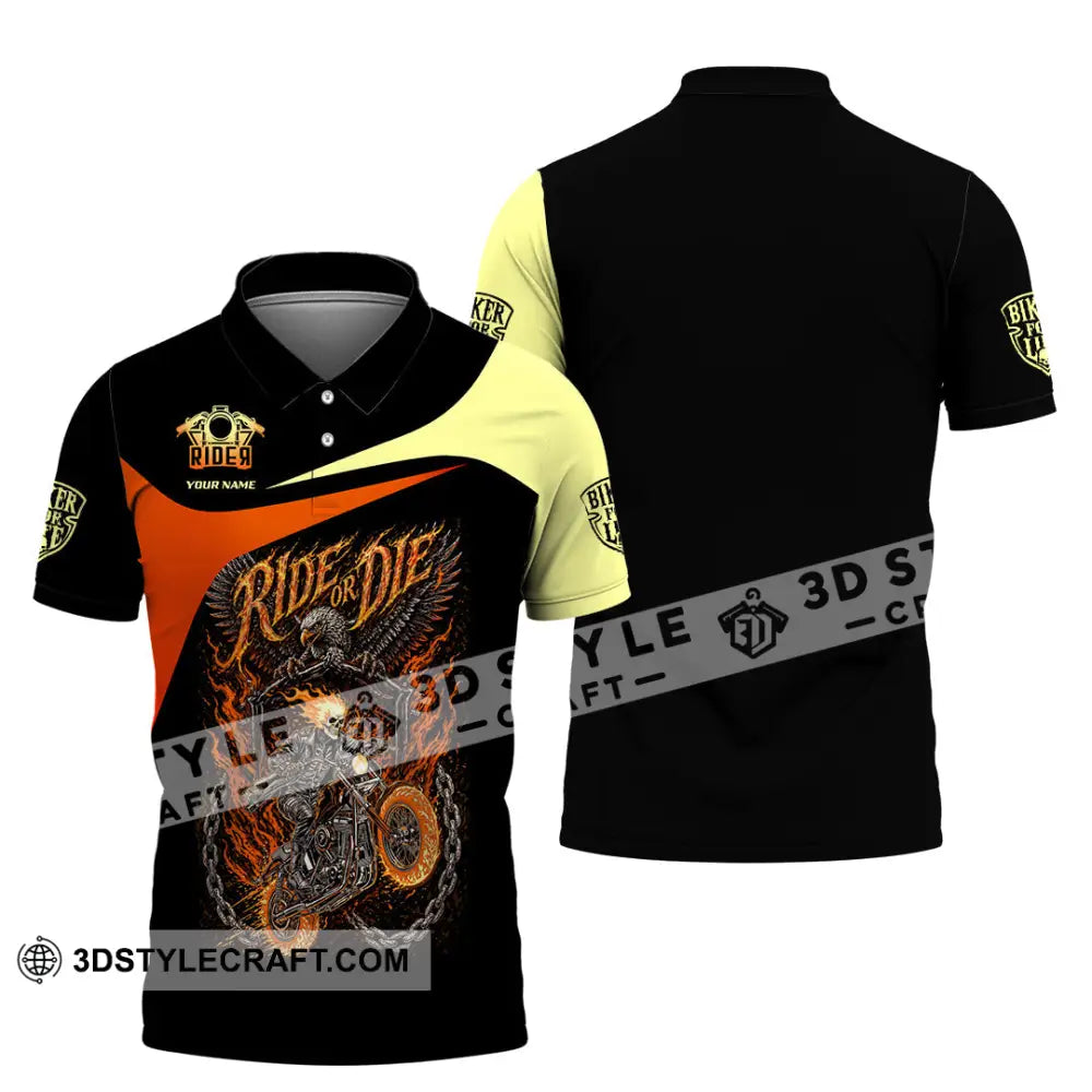 Unisex Shirt - Custom Ride Or Die 3D Shirt - Polo Shirt / S - T-shirt