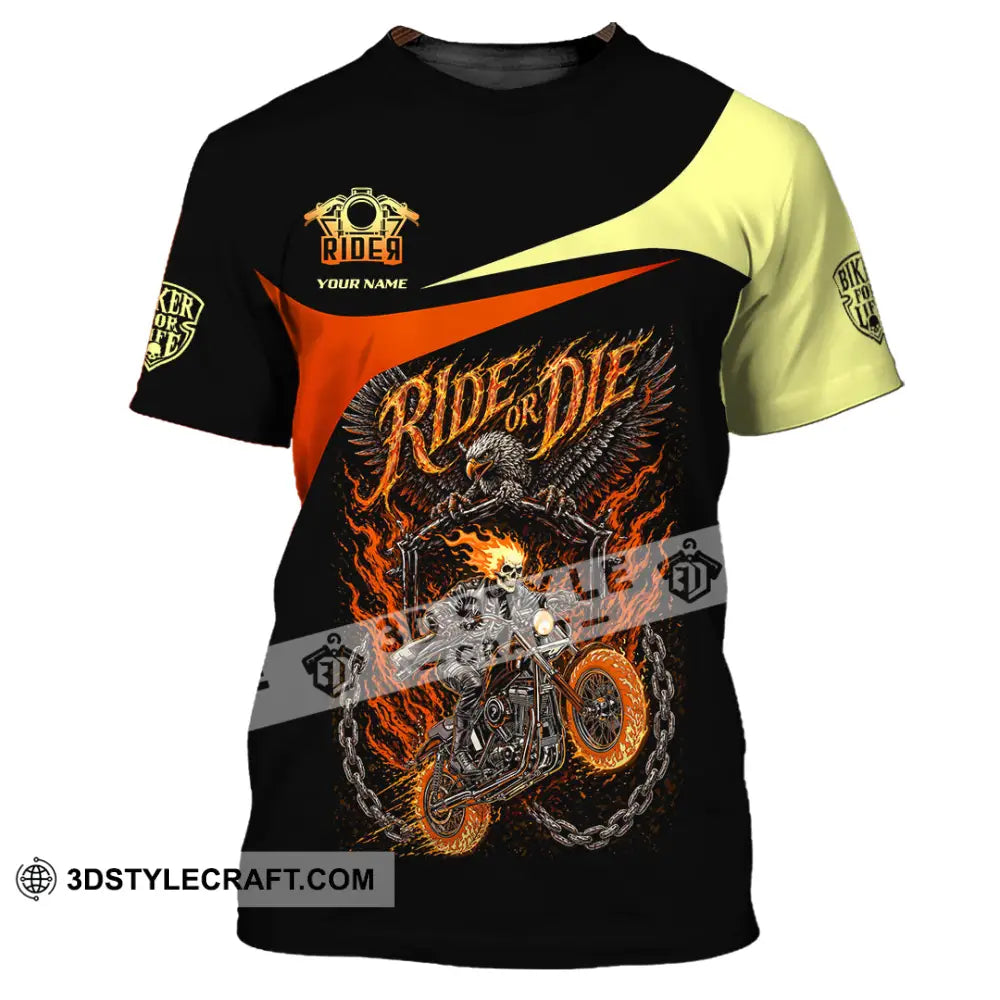 Unisex Shirt - Custom Ride Or Die 3D Shirt - T-Shirt / S - T-shirt