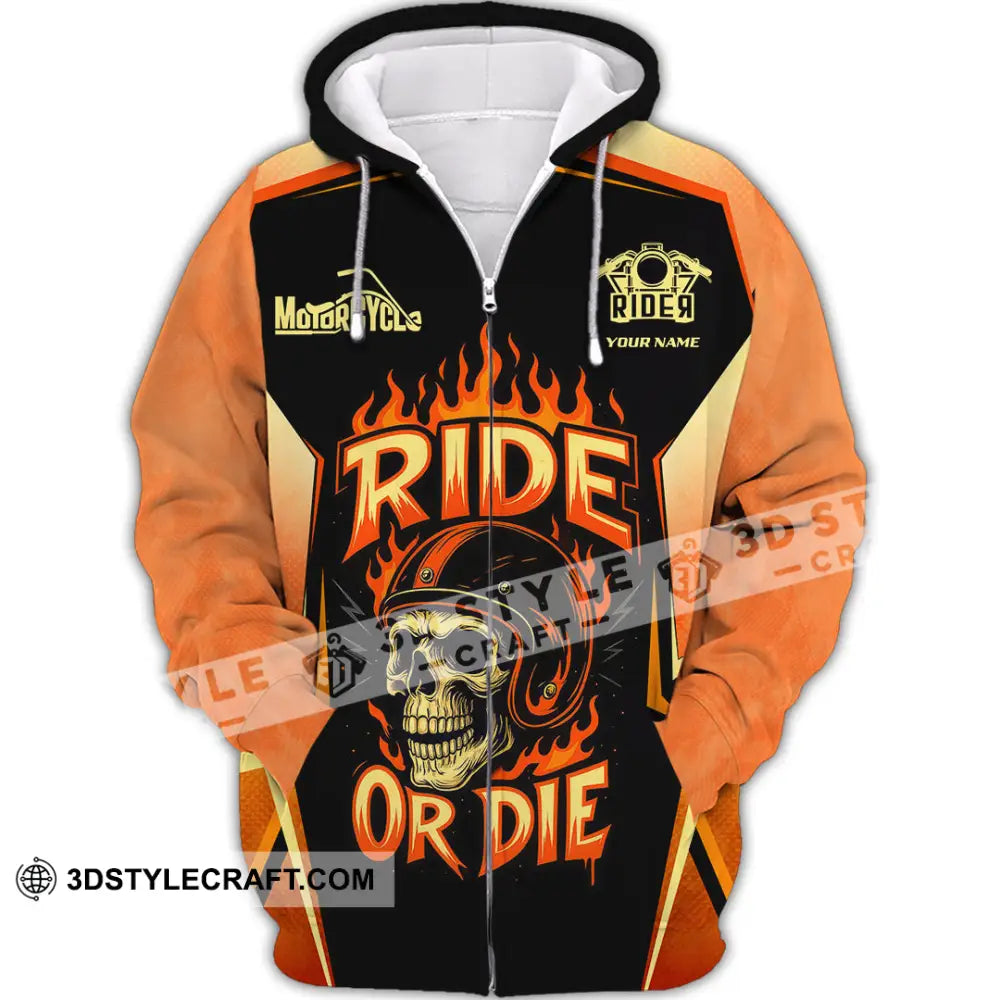 Unisex Shirt - Custom Ride Or Die 3D Shirt - Zipper Hoodie / S - T-shirt