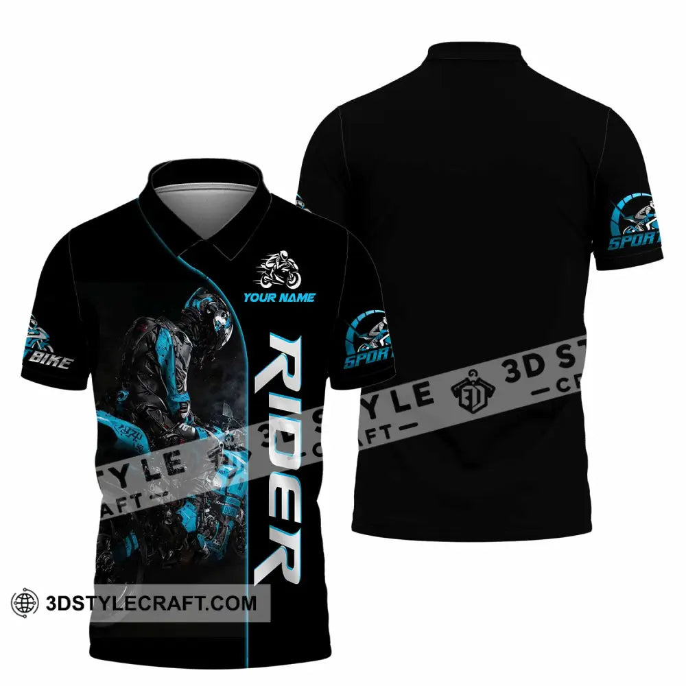 Unisex Shirt - Custom Rider 3D Shirt Polo Shirt / S T-shirt