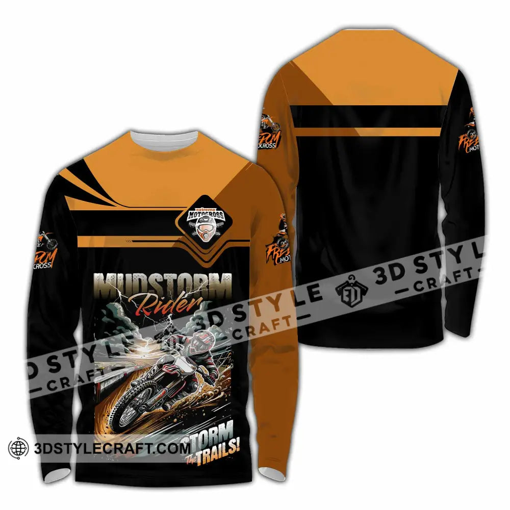 Unisex Shirt - Custom Rider Storm The Trails Sport Shirt T-shirt