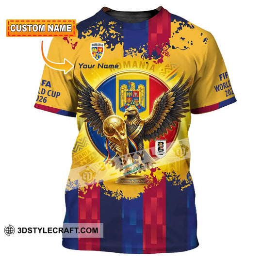 Unisex Shirt - Custom Romania 3D Shirt style option 1