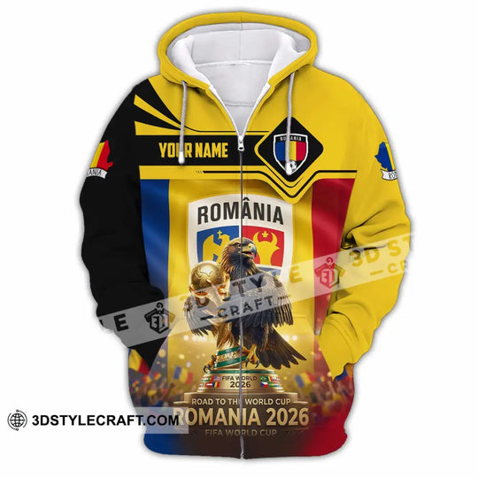 Unisex Shirt - Custom Romania 3D Shirt style option 4