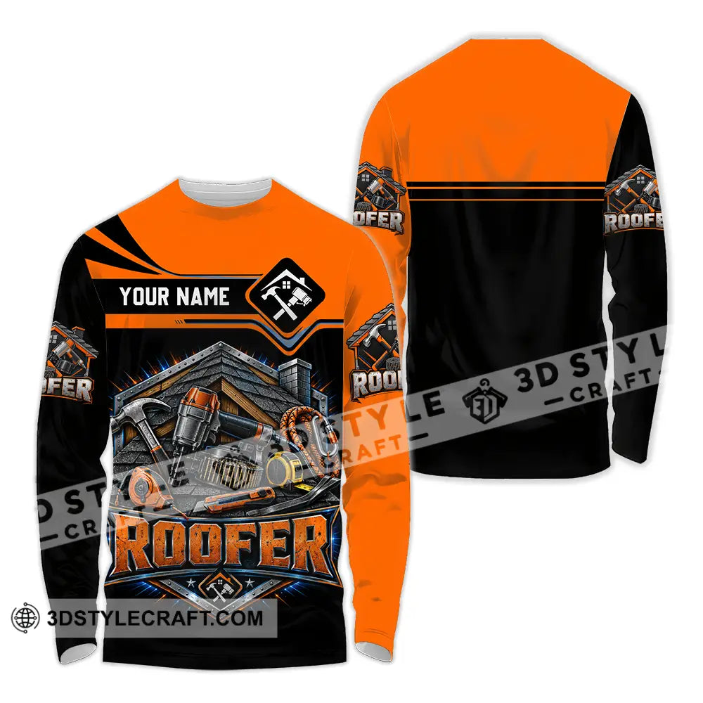 Unisex Shirt - Custom Roofer Shirt - Long Sleeve Shirt / S - T-shirt
