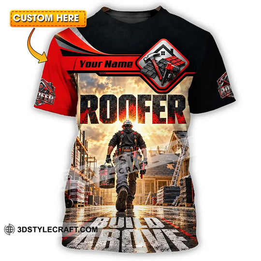 Unisex Shirt - Custom Roofer Shirt style option 1