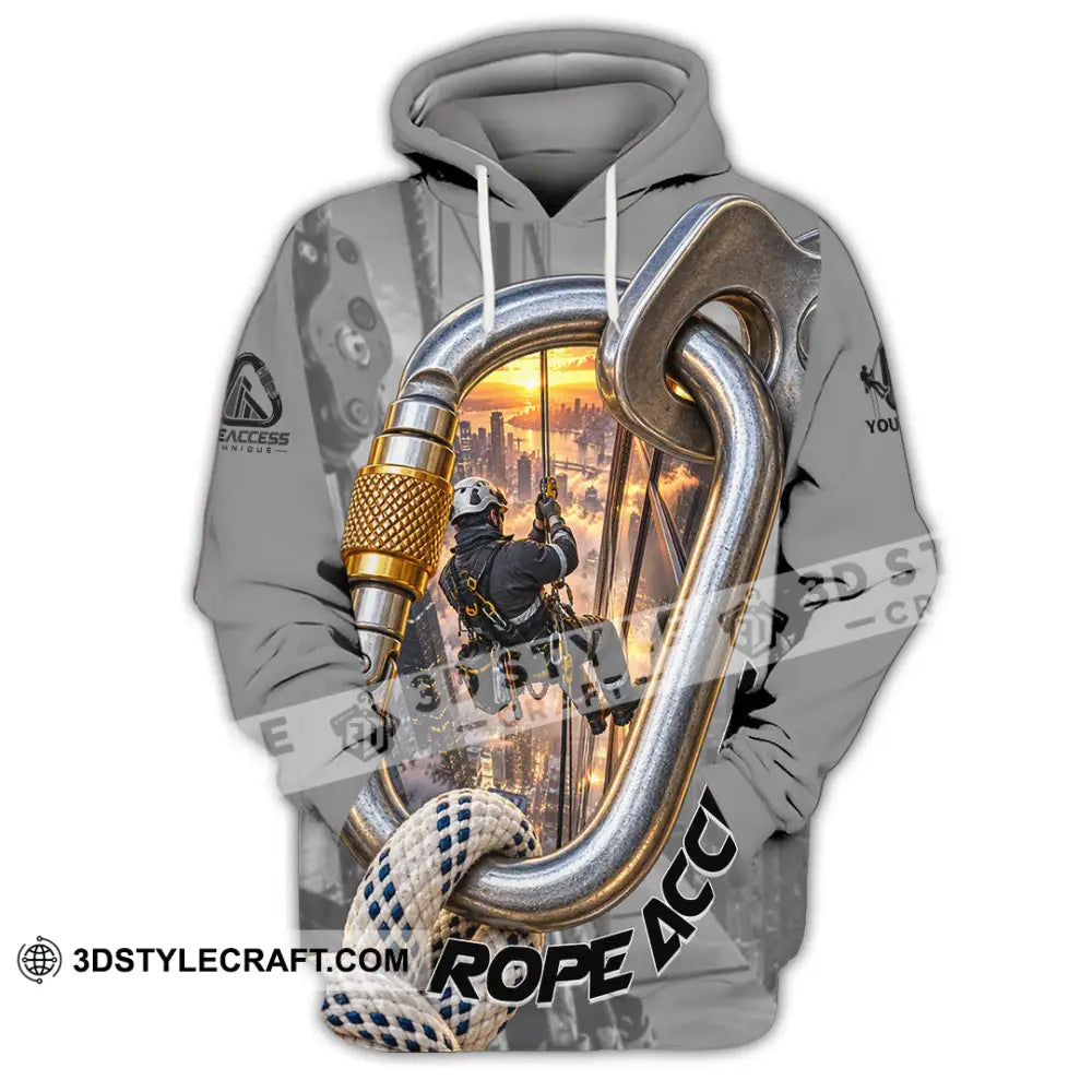 Unisex Shirt - Custom Rope Access Technician Shirt - Hoodie / S - T-shirt