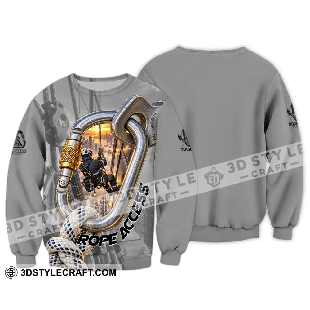 Unisex Shirt - Custom Rope Access Technician Shirt - Long Sleeve / S - T-shirt