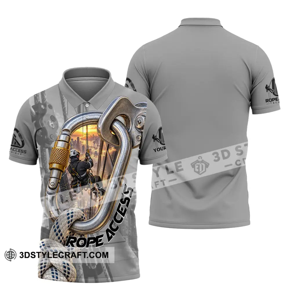 Unisex Shirt - Custom Rope Access Technician Shirt - Polo Shirt / S - T-shirt