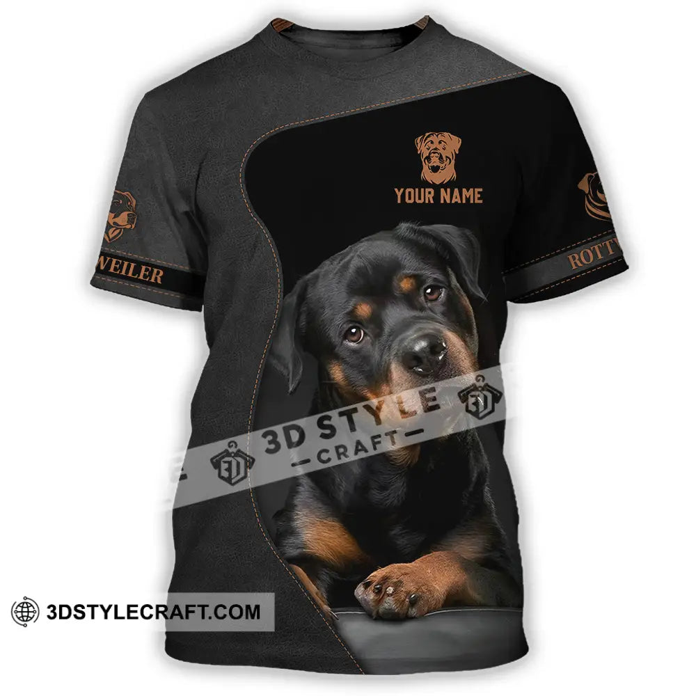 Unisex Shirt - Custom Rottweiler Dog Lover Shirt T-Shirt / S T-shirt