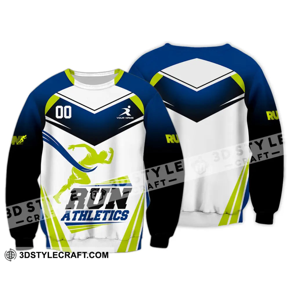 Unisex Shirt - Custom Run Athletics 3D Shirt Long Sleeve / S T-shirt