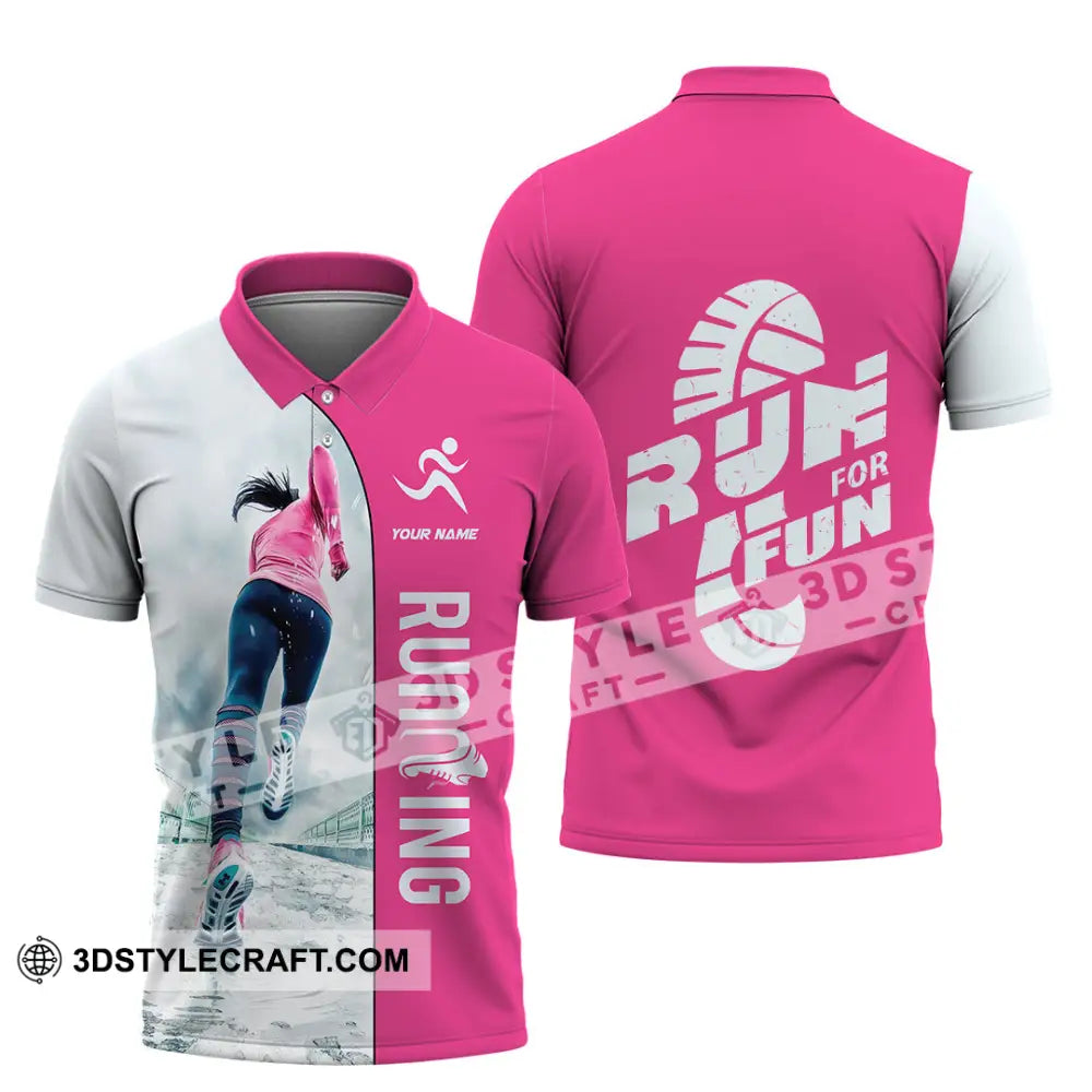 Unisex Shirt - Custom Run For Fun Running Lover Sport Shirt Polo Shirt / S T-shirt